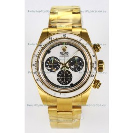 Rolex Daytona Super Clone Neon Artisans De Geneve Yellow Gold Watch Swiss Replica