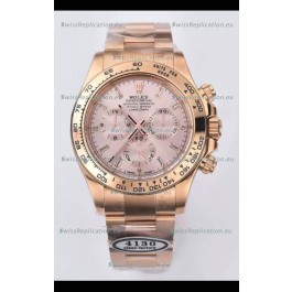 Rolex Cosmograph Daytona M116515ln-0061 Rose Gold Sundust Dial Original Cal.4130 Movement - 904L Steel Watch