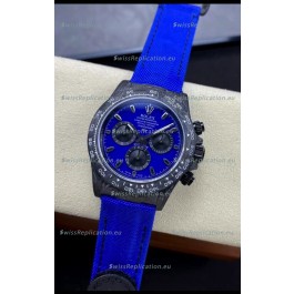 Rolex Daytona DiW Miami Blue Edition Watch - Forged Cabon Casing 1:1 Mirror Replica