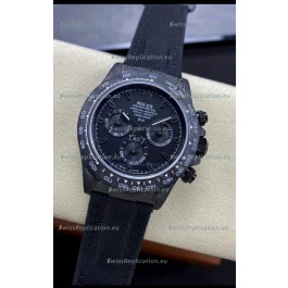 Rolex Daytona DiW All Black Edition Watch - Forged Cabon Casing 1:1 Mirror Replica