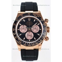 Rolex Cosmograph Daytona M126515 Rose Gold Black Dial Original Cal.4131 Movement Watch 