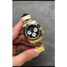 Rolex Cosmograph Daytona M126528 Yellow Gold Black Dial Original Cal.4132 Movement