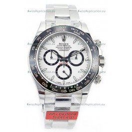 Rolex Cosmograph Daytona Panda 126500 White Dial Cal.4131 Movement - 904L Steel Watch