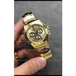 Rolex Cosmograph Daytona M126518 Yellow Gold Casing and Gold Dial Original Cal.4131 Movement