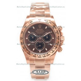 Rolex Cosmograph Daytona M116505 Rose Gold Casing and Brown Dial Original Cal.4130 Movement