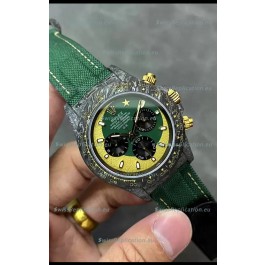Rolex Cosmograph Daytona DiW Edition Carbon Fiber Watch - Cal.4130 Movement 