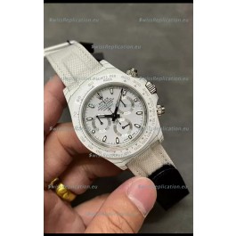 Rolex Cosmograph Daytona DiW Edition White Carbon Fiber Watch - Cal.4130 Movement 