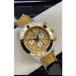 Rolex Cosmograph Daytona DiW GOLDEN ESSENCE Edition White Carbon Fiber Watch - Cal.4130 Movement 
