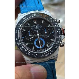 Rolex Cosmograph Daytona DiW RACING BLUE Edition Carbon Fiber Watch - Cal.4130 Movement 