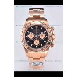 Rolex Cosmograph Daytona M116505-0008 Rose Gold Original Cal.4130 Movement - 904L Steel Watch
