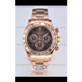 Rolex Cosmograph Daytona M116505-0011 Rose Gold Original Cal.4130 Movement - 904L Steel Watch