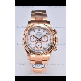 Rolex Cosmograph Daytona M116505-0010 Rose Gold Original Cal.4130 Movement - 904L Steel Watch