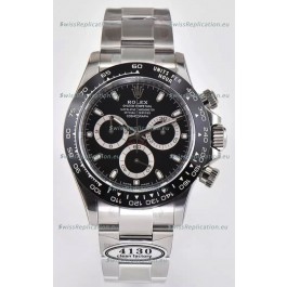 Rolex Cosmograph Daytona M116500LN Original Cal.4130 Movement - 904L Steel Watch in Black Dial