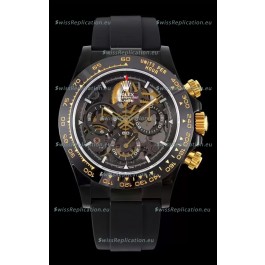 Rolex Daytona Blaken Black 1:1 Swiss Mirror Replica Skeleton Dial Cal.4130 Movement