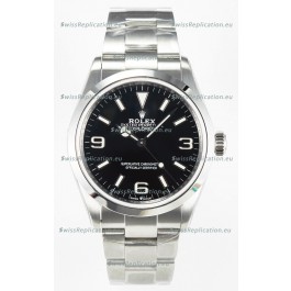 Rolex Explorer I Super Clone M124270 Black Dial 40MM - 904L Steel in ETA 3230 Movement