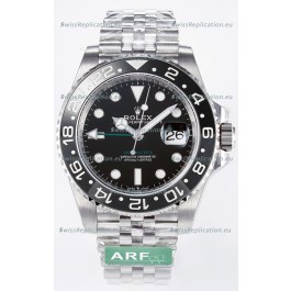 Rolex GMT Masters II Super Clone 126710GRNR "Bruce Wayne" 904L Jubilee Strap Steel Swiss Replica Watch