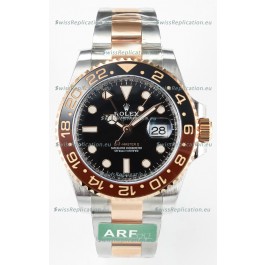 Rolex GMT Masters II Super Clone M126711CHNR-0002 Everose Two Tone Gold Swiss Replica Watch