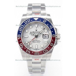 Rolex GMT Masters II Super Clone 126720 Cal.3285 White Meteorite Dial 904L Steel in Oyster Strap Swiss Replica