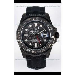 Rolex GMT Masters II Super Clone DiW Edition Swiss Replica Lightweight Carbon Casing Watch 