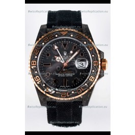 Rolex GMT Masters II Super Clone DiW Edition Swiss Replica Lightweight Carbon Casing Watch 