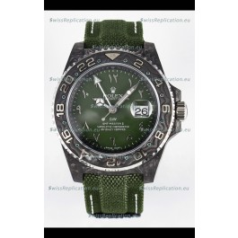 Rolex GMT Masters II Super Clone DiW Edition Swiss Replica Lightweight Carbon Casing Watch 