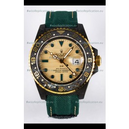 Rolex GMT Masters II Super Clone DiW Edition Swiss Replica Lightweight Carbon Casing Watch 