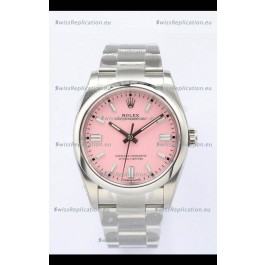Rolex Oyster Perpetual REF#126000 36MM Swiss Movement Swiss Replica Pink Dial 904L Steel 1:1 Mirror Replica Watch