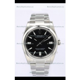 Rolex Oyster Perpetual REF#126000 36MM Swiss Movement Swiss Replica Black Dial 904L Steel 1:1 Mirror Replica Watch