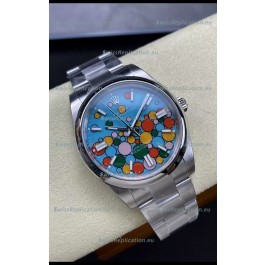 Rolex Oyster Perpetual REF# 124300 Celebration Dial in 41MM ETA 3230 Automatic Movement Watch