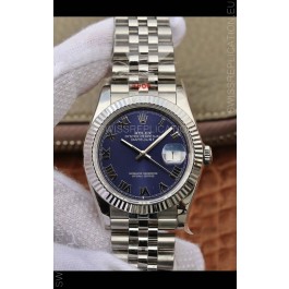 Rolex Datejust 31MM ETA-2671 Movement Swiss Replica in 904L Steel in Blue Roman Dial