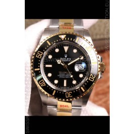 Rolex Sea-Dweller 126603 Swiss Replica Watch 1:1 Mirror Replica in Two Tone Casing 904L Steel 