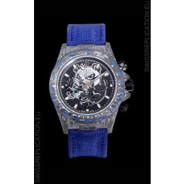 Rolex Daytona DiW Edition PANDA Edition Forged Cabon Casing 1:1 Mirror Replica