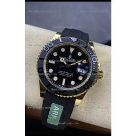 Rolex Yachtmaster m126655 Yellow Gold 42MM Cal.3135 Swiss 1:1 Ultimate 904L Steel Watch