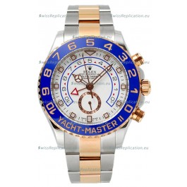 Rolex Yachtmaster II Stainles Steel Ref.116681 1:1 Two Tone Mirror Replica Watch 