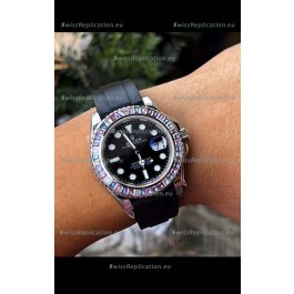 Rolex Yachtmaster 126679 White Gold Diamonds Cal.3235 Swiss 1:1 Ultimate 904L Steel Watch