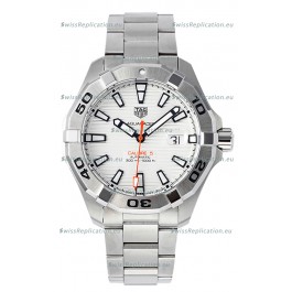 Tag Heuer Aquaracer Calibre 5 1:1 Mirror Replica Watch White Dial 904L Steel 44MM