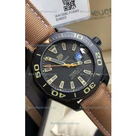 Tag Heuer Aquaracer Calibre 5 DLC Coating with Ceramic Bezel Swiss Replica 41MM