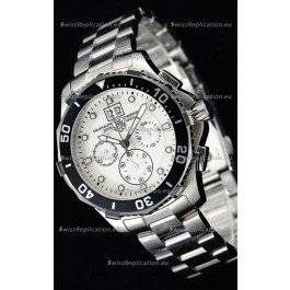 Tag Heuer Aquaracer Chronograph Swiss Quartz White Dial Watch 