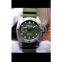 Panerai Luminor Submersible Verde Militare PAM1055 Swiss Replica Watch 42MM