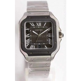 Cartier Santos De Cartier XL 1:1 DLC Bezel Swiss Replica Watch 40MM