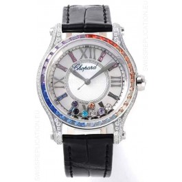 Chopard Happy Sport Swiss Automatic Replica Watch - Steel Casing - 36MM Wide 