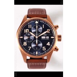 IWC Pilot Chronograph Le Petit Prince Edition Rose Gold 1:1 Mirror Replica Watch