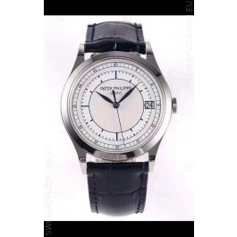 Patek Philippe Calatrava 5296 Sector Dial 1:1 Mirror Swiss Replica Watch Steel Casing