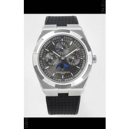 Vacheron Constantin Overseas Perpetual Calendar Ultra-Thin Grey Dial Steel Casing Replica