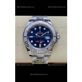 Rolex Yachtmaster 40mm Blue Dial - 1:1 Swiss Replica Watch in 904L Steel Casing