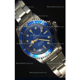 Tudor Oyster Prince Vintage 200M Blue Dial Dot Markers Swiss 1:1 Mirror Replica Watch 