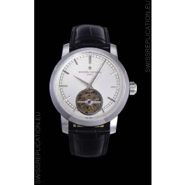 Vacheron Constantin Minute Repeater Tourbillon Swiss Replica Watch in Steel Casing 44MM Steel Casing