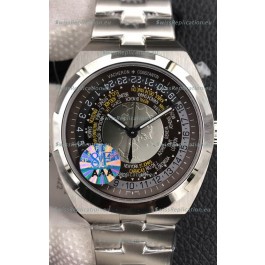 Vacheron Constantin Overseas World Time Edition Grey Dial Swiss Replica Watch 