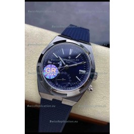 Vacheron Constantin Overseas Dual Time Stainless Steel 1:1 Mirror Swiss Replica Blue Dial