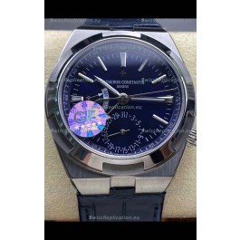 Vacheron Constantin Overseas Dual Time Stainless Steel 1:1 Mirror Swiss Replica Blue Dial
